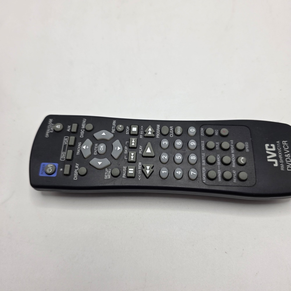 JVC Remote Control RM-SHRXVC11A Black DVD VCR Combo Untested Controller - Picture 5 of 5